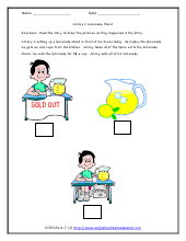 kindergarten language arts worksheets